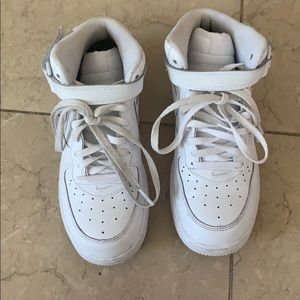 Nike Air Force 1 white Hightop Kids 3Y
